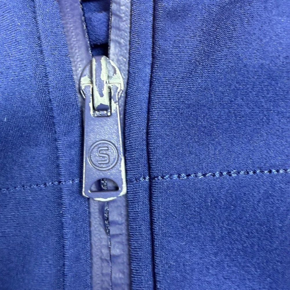 Stitch Golf SWS Weather System Jacket Men XL Blue Full Zip Fleece Lined RN155812